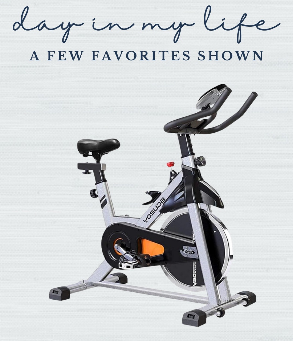 We love our Amazon exercise bike. I especially love that I can spin while linking items and working on Instagram reels and posts! We’ve been using this for the past two months and have been so impressed given the price point  