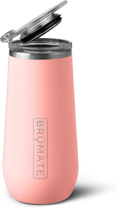 Br\u00fcMate Champagne Flute 12oz with Flip-Top Lid to Hold in Carbonation | Insulated Stainless ... | Amazon (US)