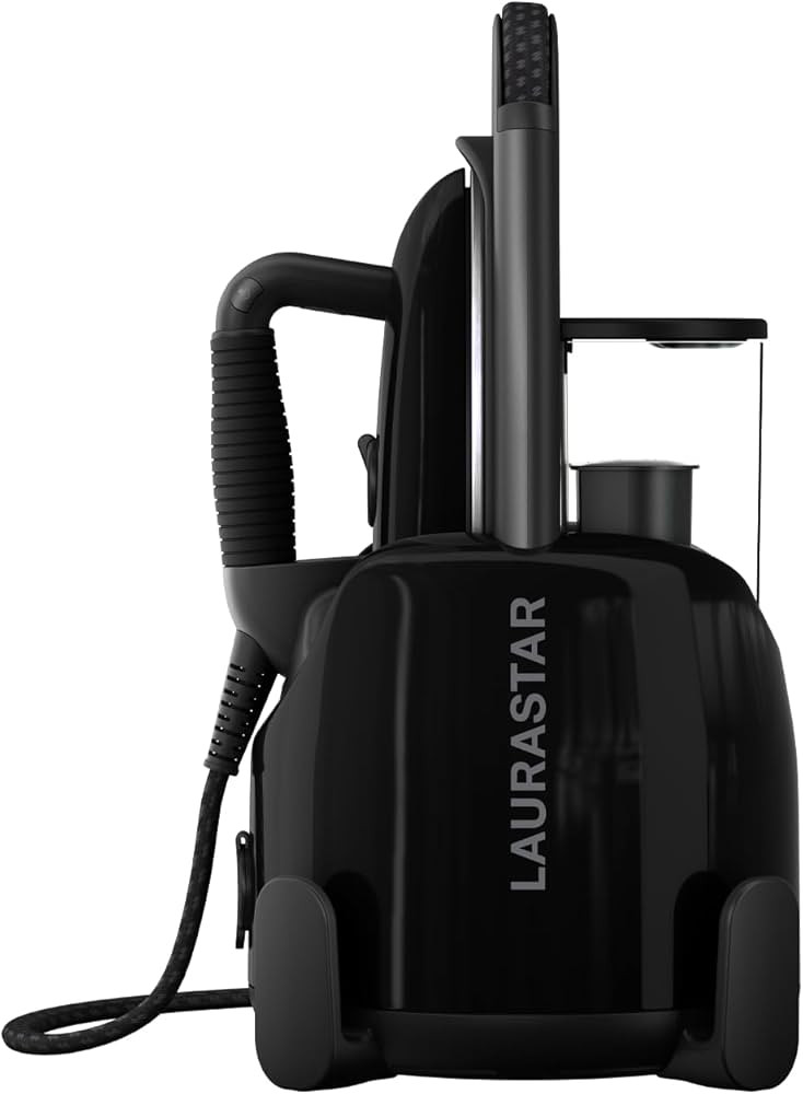 Laurastar Lift Plus Ultimate Black, 3-in-1 Bügelstation, die Kleidung entknittert, bügelt und r... | Amazon (DE)