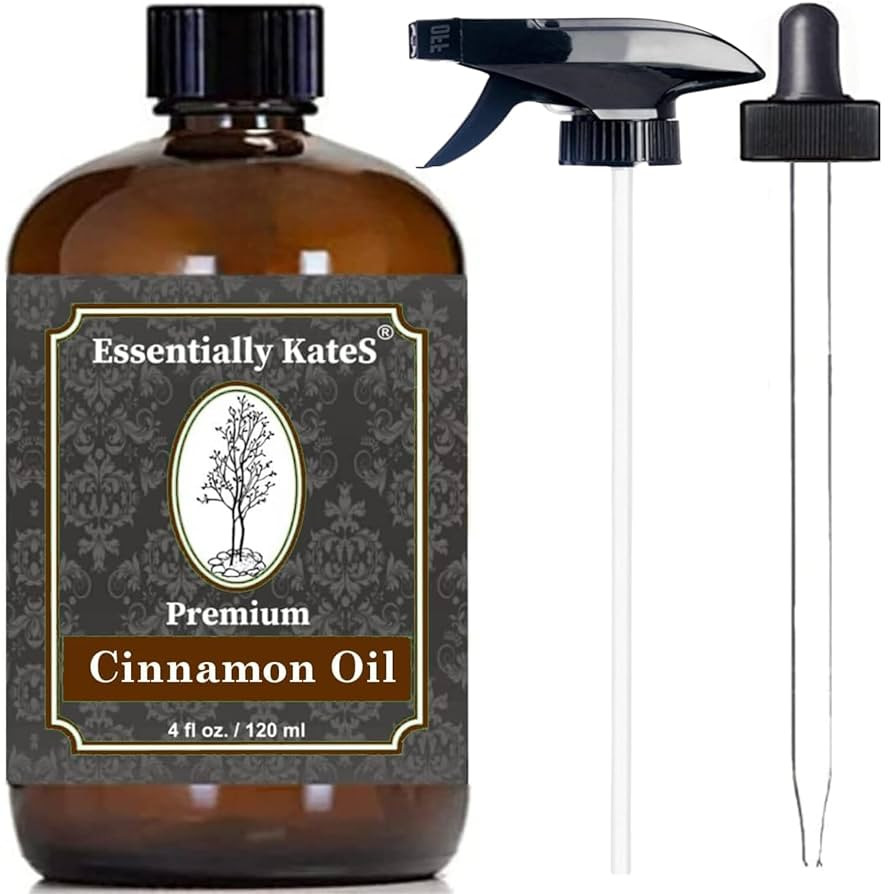 Premium Cinnamon Oil 4 Fl Oz with Huge Dropper and Sprayer - 100% Pure, Natural & Therapeutic - C... | Amazon (US)