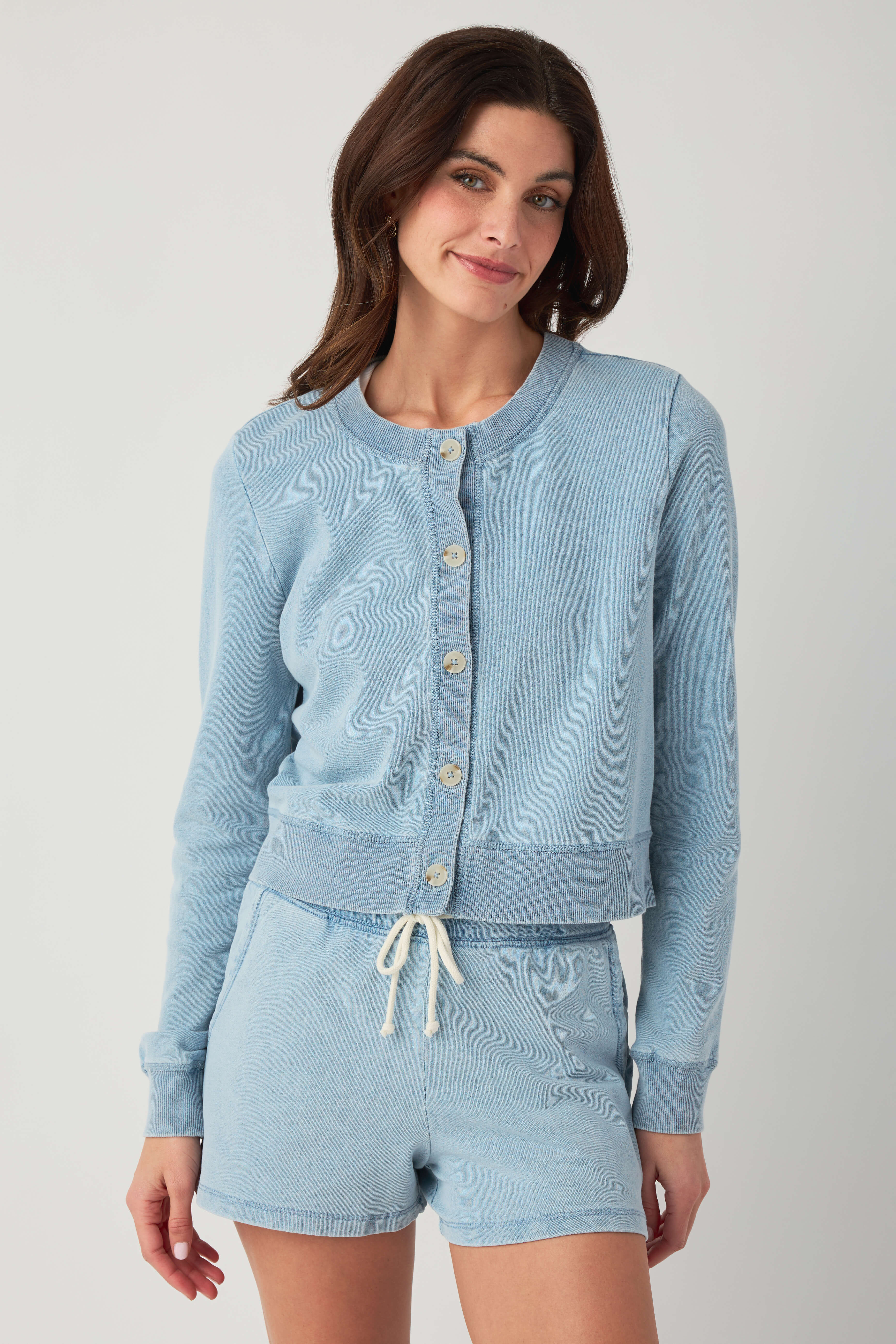 Z Supply Daily Knit Denim Cardigan | Social Threads