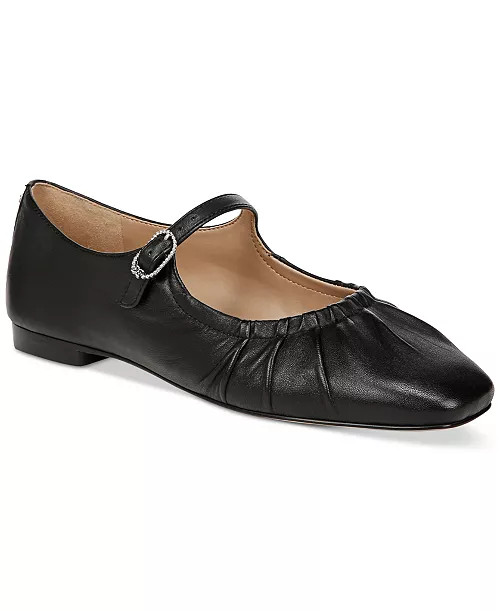Micah Ruched Mary Jane Flats | Macy's