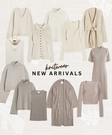 Knitwear - new arrivals 

Leave a 🖤 to favorite this post and come back later to shop. 

outfit inspiration, autumn style, H&M, rib knit sweetheart neck top, Abercrombie & Fitch, rib knit cardigan, oversized tie belt cardigan, V neck sweater, oversized pull over, Mango, mockneck midi dress. 

#LTKeurope #LTKSeasonal #LTKstyletip