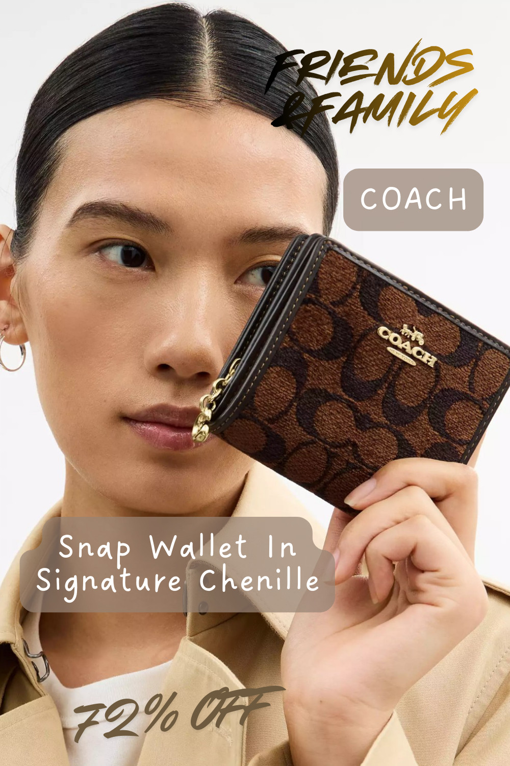 Coach Snap Wallet in Signature Chenille — Cozy, Textured & 72% OFF 🎁 Perfect Christmas Gift

Despite its compact size, it opens to thoughtful card slots, a bill compartment, and a secure snap closure that keeps everything neatly in place. The soft chenille texture gives it a unique, elevated feel that stands out from standard wallets — chic, tactile, and so giftable.

✨ Now 72% OFF — an incredible deal for a holiday gift.
Under $50 with this discount, it’s the perfect stocking stuffer, coworker gift, teen gift, or pairing piece with a Coach bag. Seasonal textures like chenille always go quickly, especially during Christmas shopping.

A cozy, cute, and practical accessory they’ll use every day. 🎁✨ 

 #LTKstyletip #LTKbag #LTKgiftguide