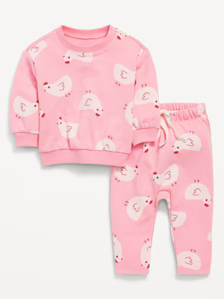 Printed French Terry Sweatshirt and Leggings Set for Baby | Old Navy | Old Navy (US)