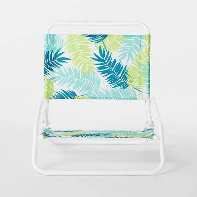 Sand Chair Green Leaves - Sun Squad™ | Target