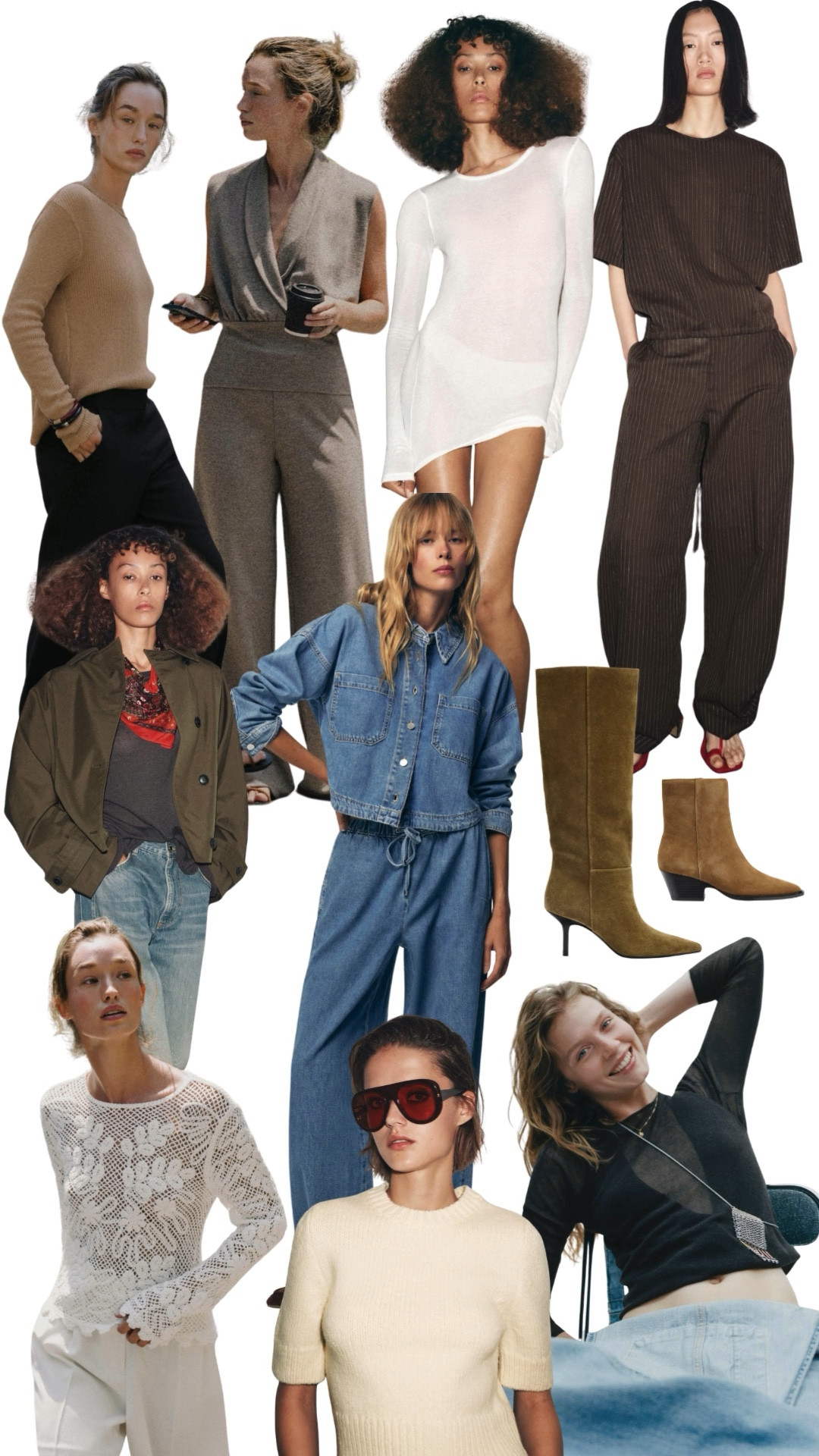 Dress, Trousers, Top, Knit top, Heel boots, Waistcoat, Zara New In

#LTKsummer #LTKautumn #LTKuk