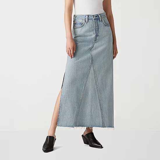 new!Levi's Iconic Womens Mid Rise Denim Skirt | JCPenney