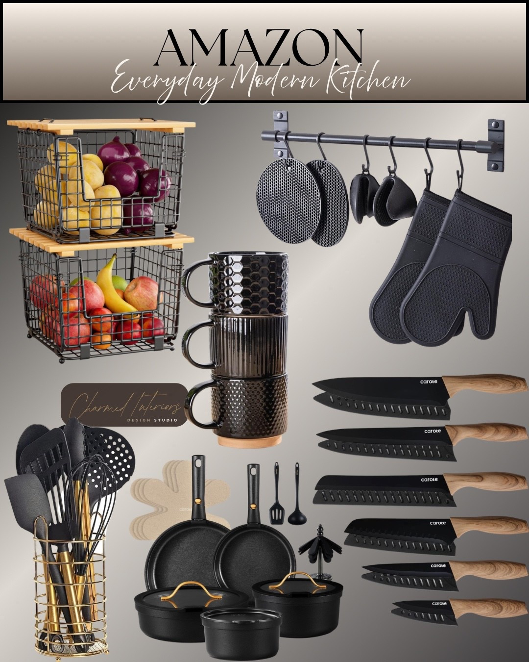 Everyday Modern Kitchen 
#homedecor #styledbycharmed #affordablehomedecor

#LTKHome #LTKSaleAlert