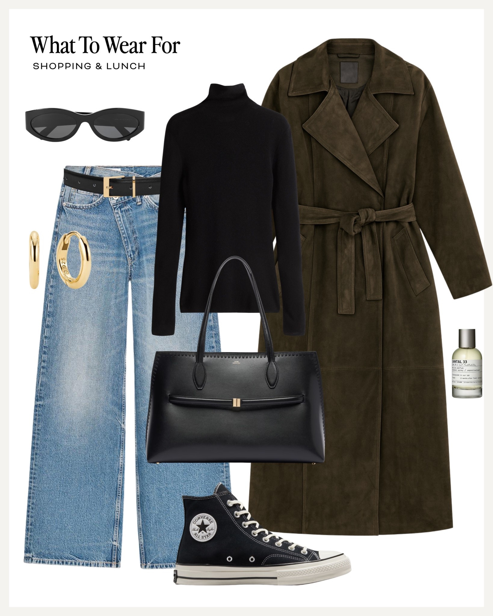 Suede trench coat outfit inspo 

#LTKuk #LTKdatenight #LTKautumn
