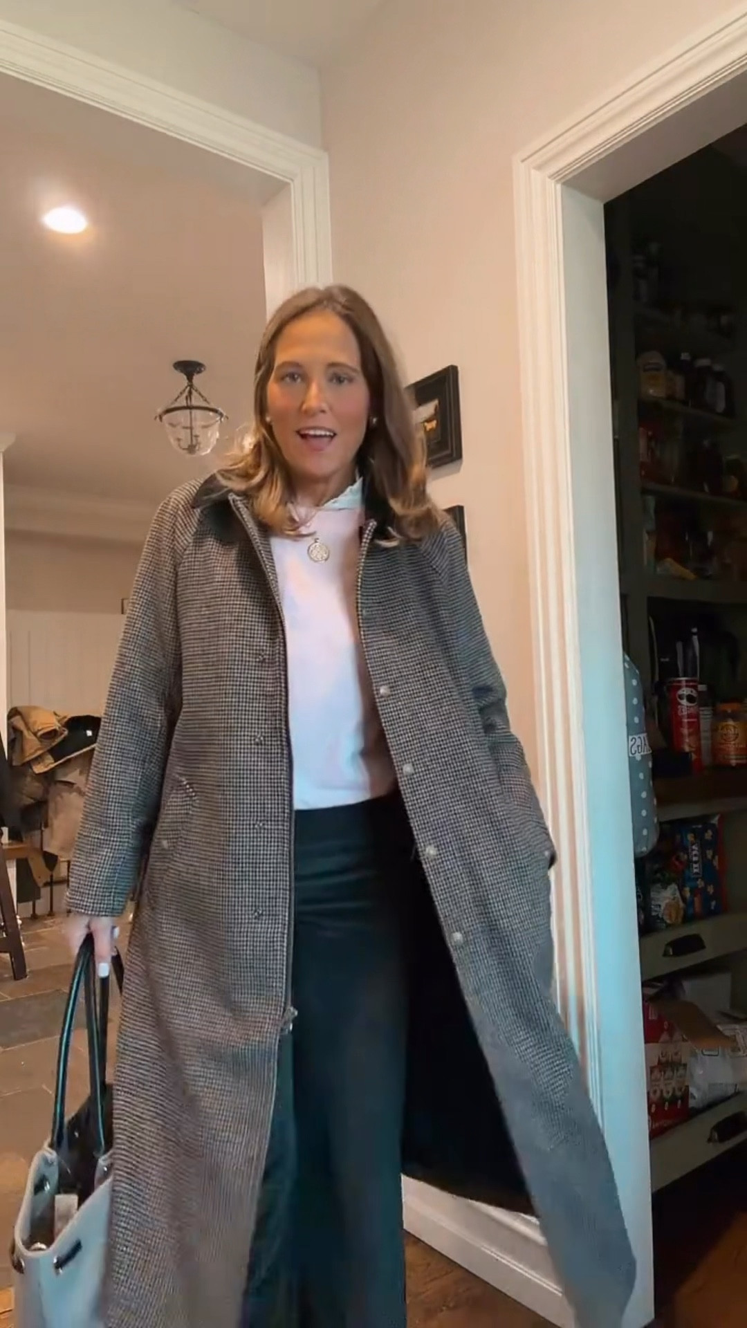 Working day OOTD. I’m loving these velvet trousers they’re so slimming and comfortable. My go to is a ruffle trim white shirt under a cashmere sweater for a pop of detail. I love this sweater and this shade of pink is darling. This classic trench is a staple in my winter closet too.

#LTKSaleAlert #LTKootd #LTKOver40