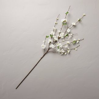 45" Faux White Quince Blossom Branch - Hearth & Hand™ with Magnolia | Target