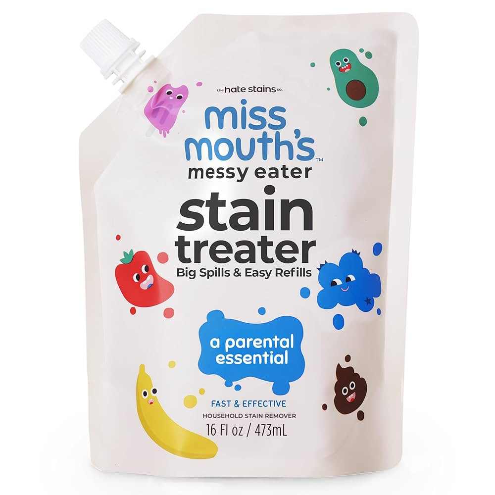 Miss Mouth's Messy Eater Stain Treater - 16oz Refill - Newborn & Baby Essentials - No Dry Cleanin... | Amazon (US)