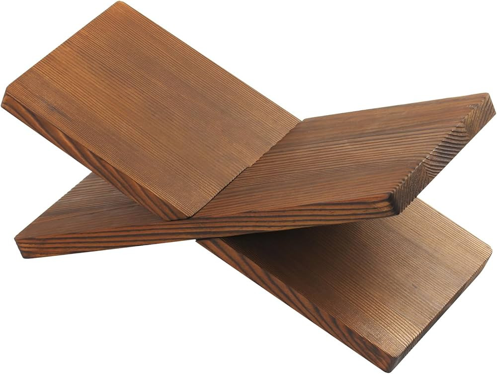 Wood Book Stand for Reading - Book Display Stand, Cook Book Stand, Textbook Stand, Recipe Book Ho... | Amazon (US)