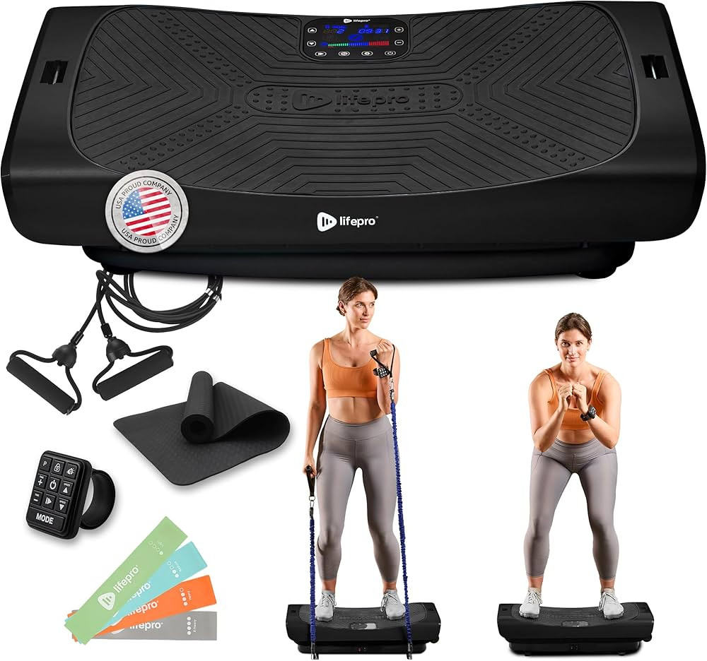 Lifepro Vibration Plate Machines – Full Body Workout, Recovery & Lymphatic Drainage with 4D Mot... | Amazon (US)