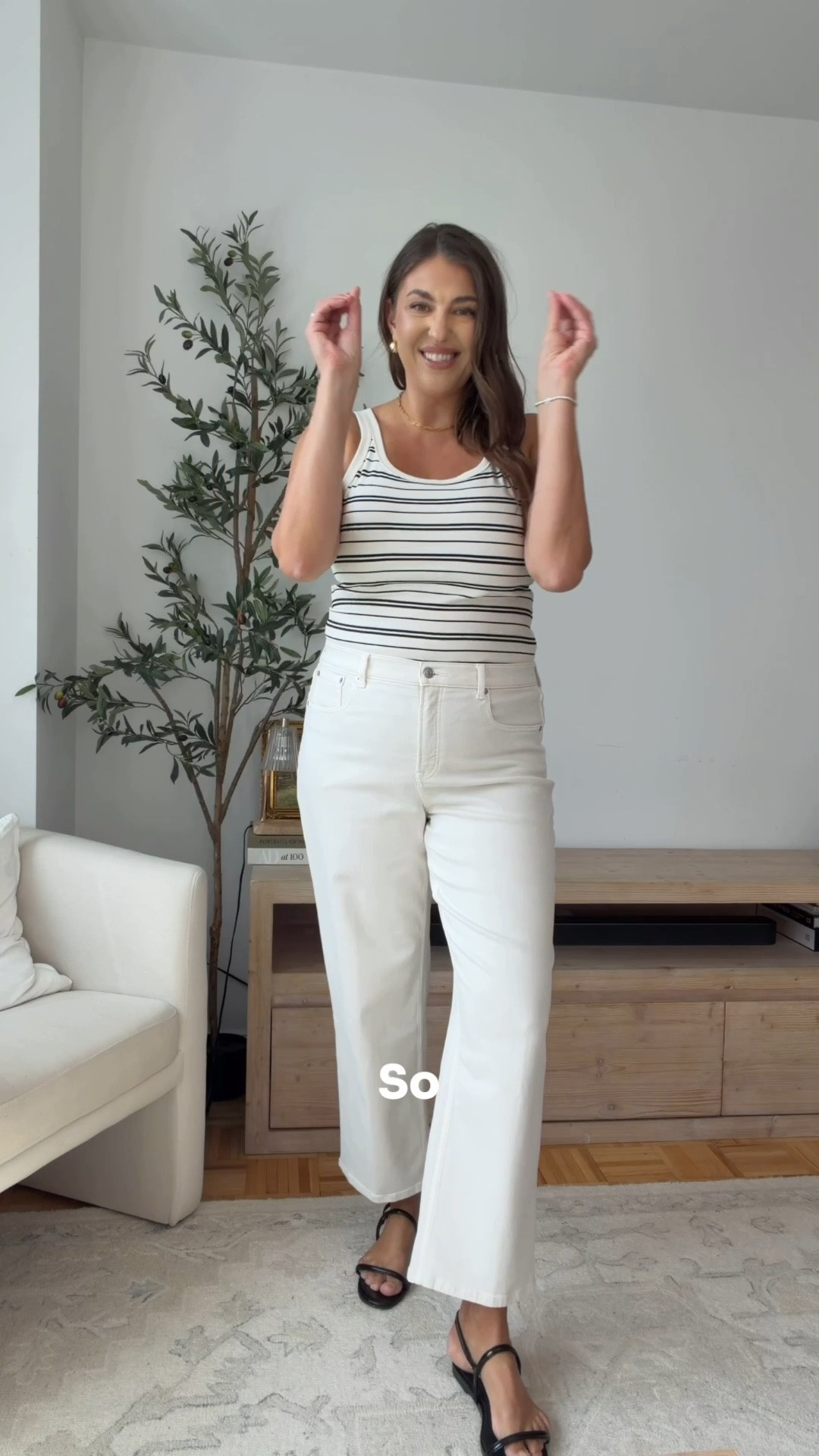 Elevated basics that make getting dressed easy 🤍

striped tank, white jeans, summer outfit, neutral outfit ideas, classic style, capsule wardrobe, everyday outfit, casual chic, elevated basics, timeless fashion, French girl style, monochrome outfit, white denim, effortless style, minimalist wardrobe, versatile staples, summer fashion, chic casual look, everyday essentials, women’s fashion finds

#LTKootd #LTKMidsize #LTKSeasonal