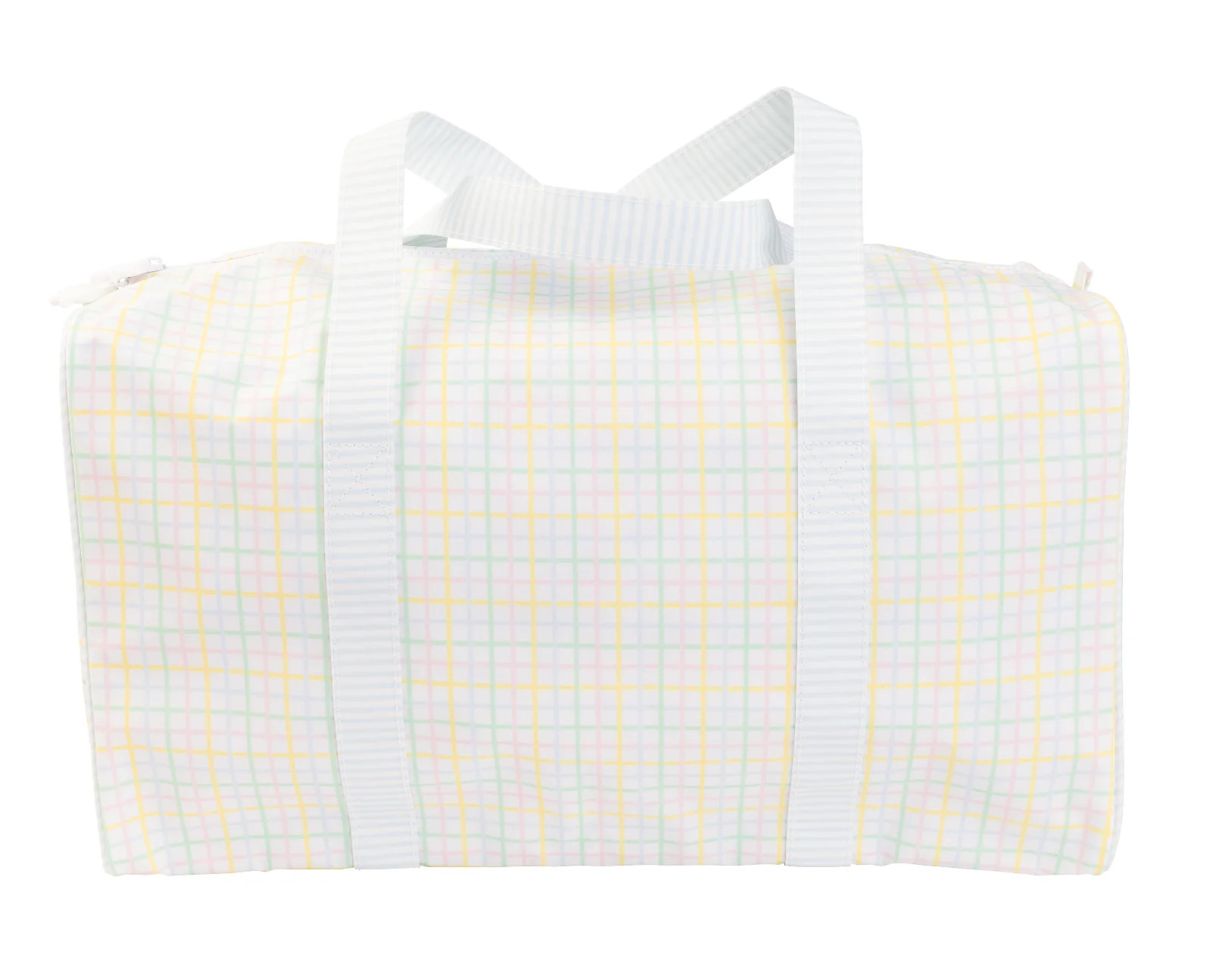 Apple Of My Isla Multi Windowpane Duffle Bag | JoJo Mommy