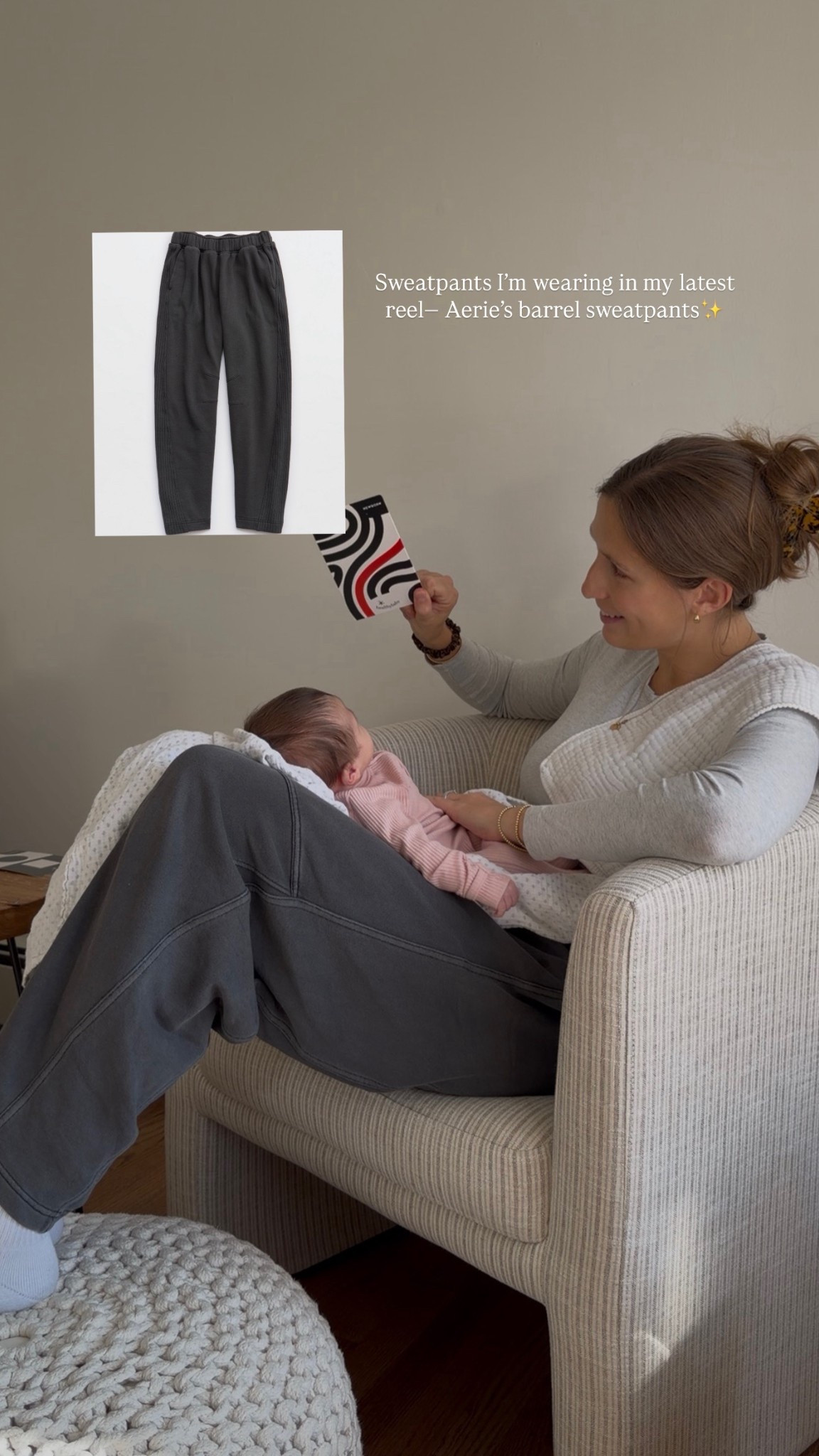 Aerie barrel sweatpants- perfect for postpartum!! 

Mom style// postpartum outfit// mom outfit

#LTKSaleAlert #LTKStyleTip
