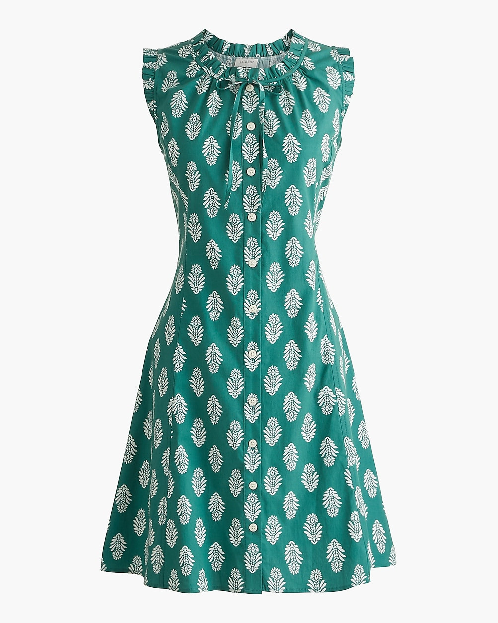 Ruffle tie-neck mini dress | J.Crew Factory
