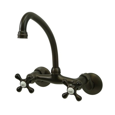 Cross Handle Wall Mount Kitchen Faucet | Amazon (US)