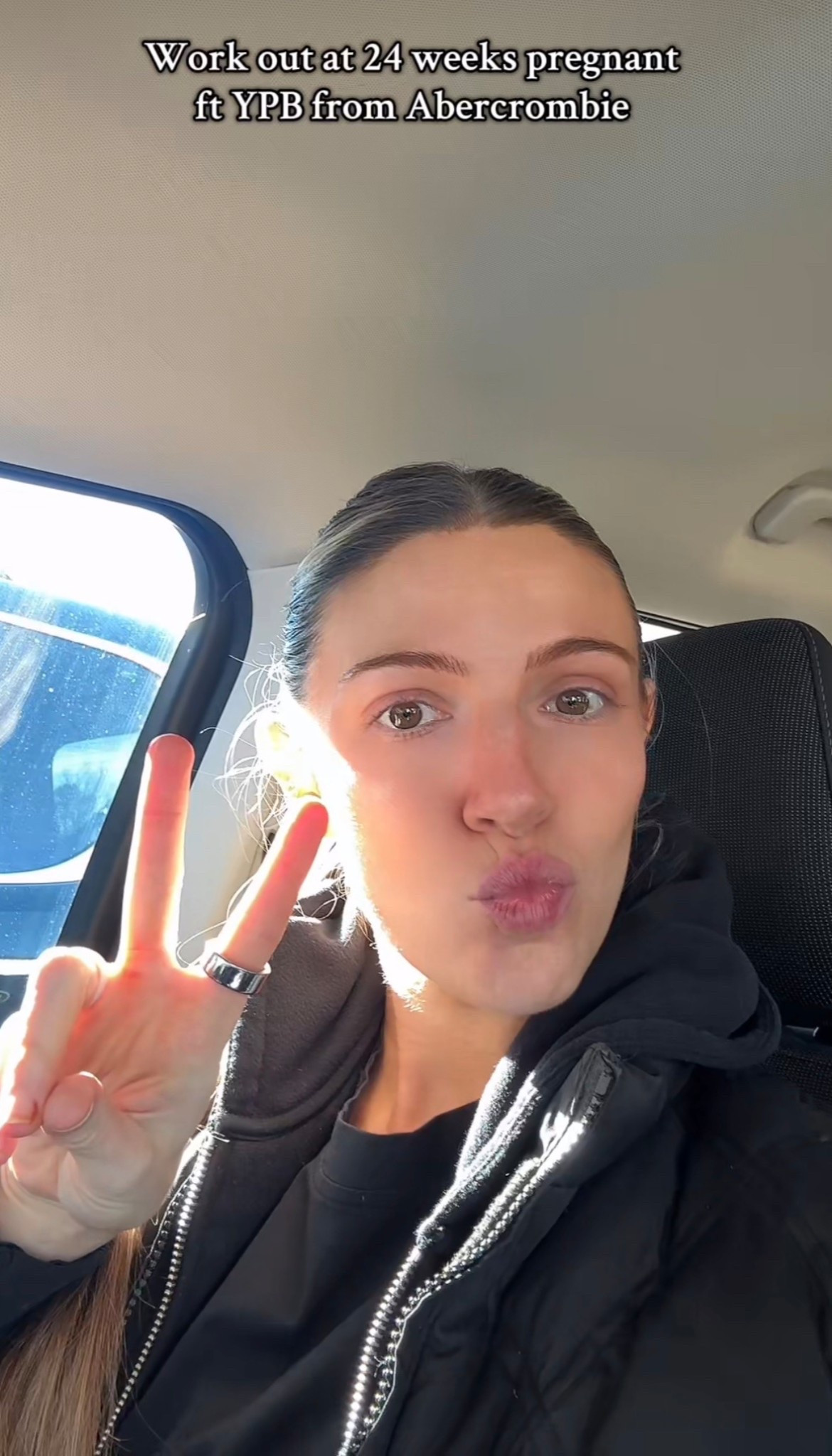 My fav Abercrombie YPB cropped black jacket!