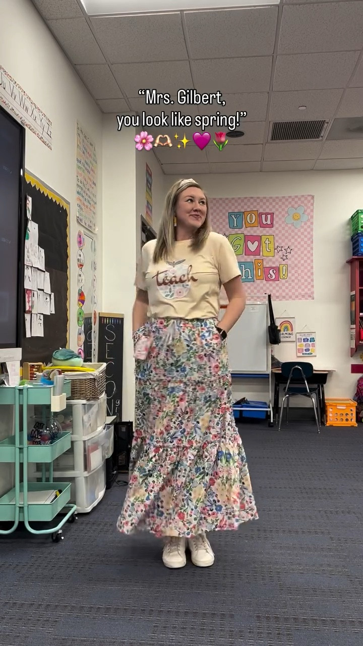 I call this look: manifesting warmer weather 🌼