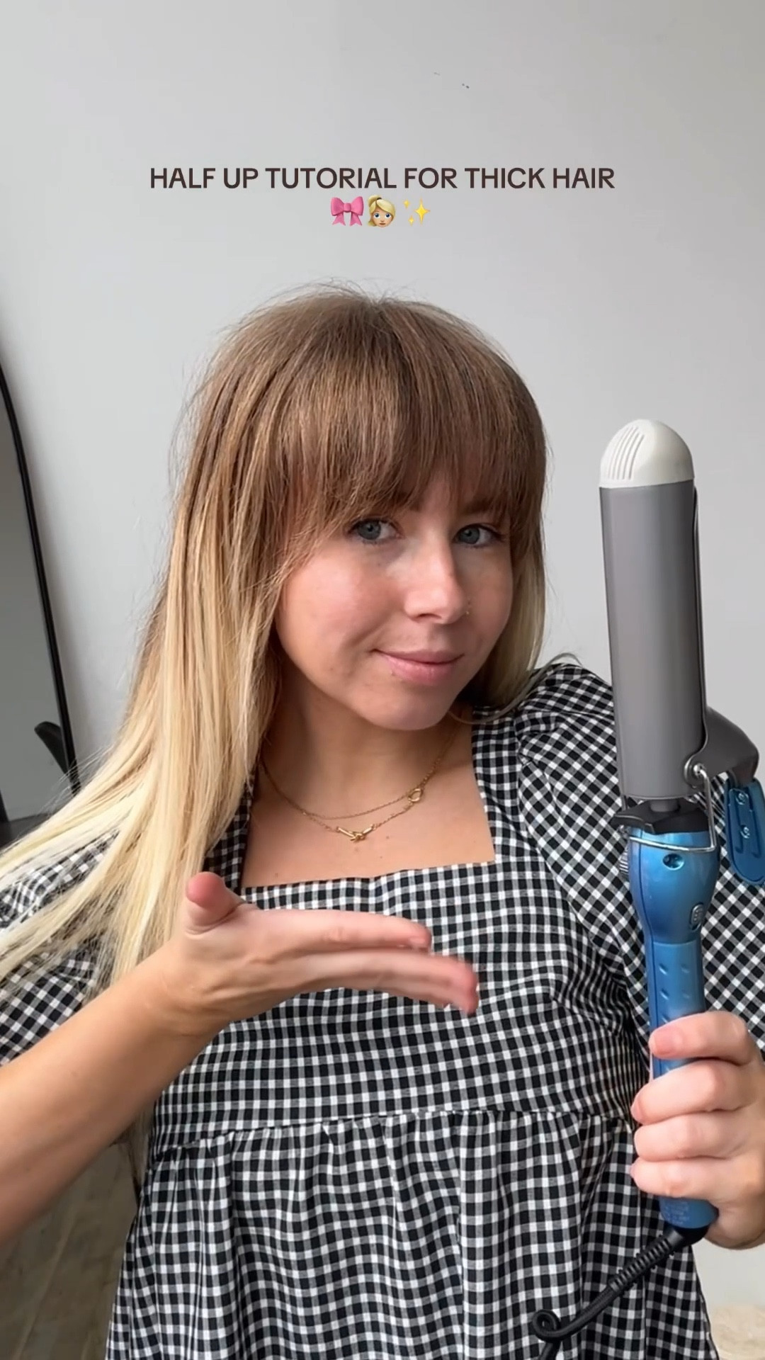 Style my hair with me! 
Half up hairstyle (hack for thick hair) 
Linked all of my products below #haircurling #curlingwand #hairproducts #thickhair #longhairproducts #weddinghairstyles #bridesmaidhairstyles #summerhairstyles 

#LTKSaleAlert #LTKBeauty #LTKWedding