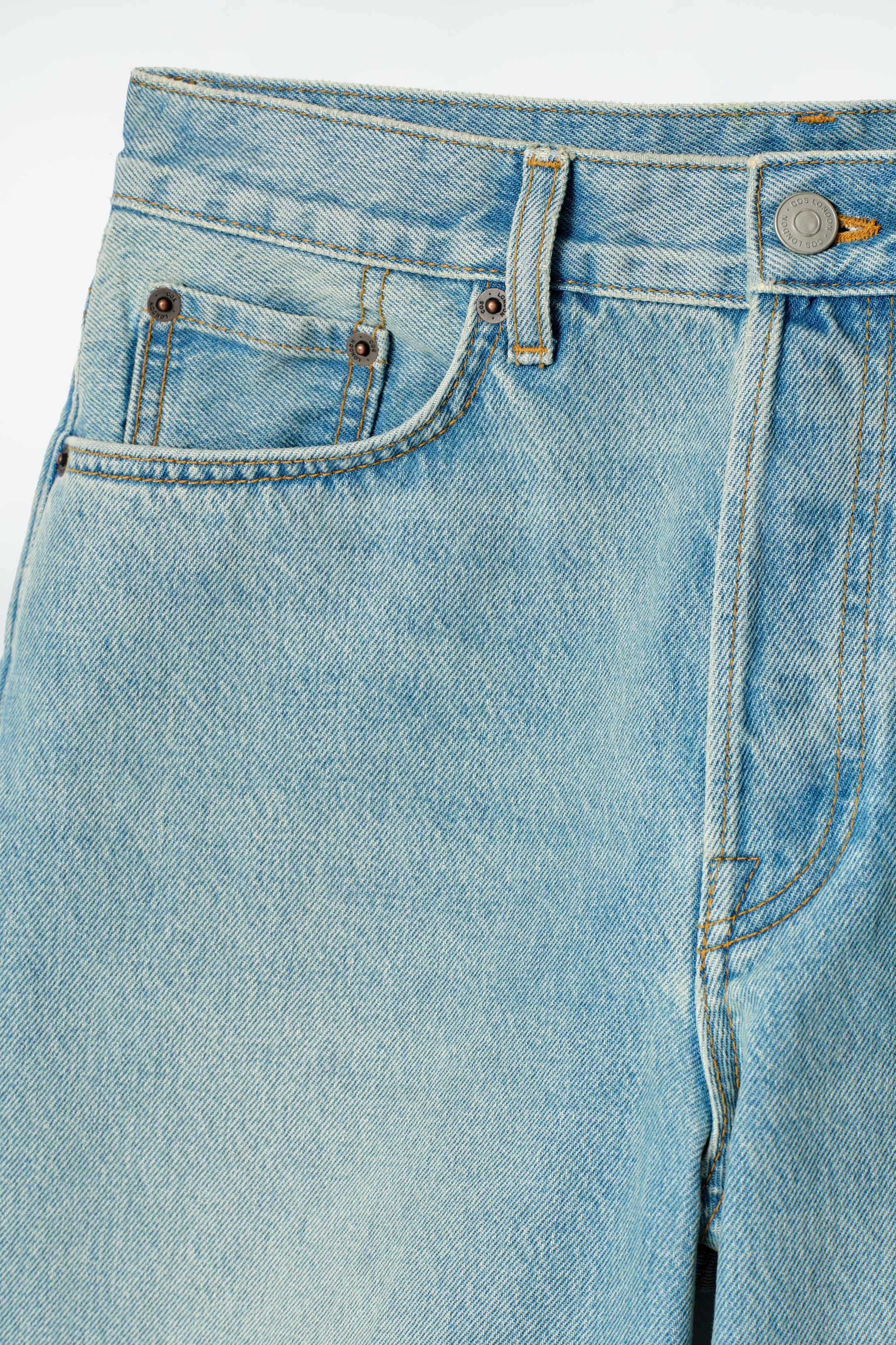 LONGLINE DENIM SHORTS - LIGHT BLUE | COS UK