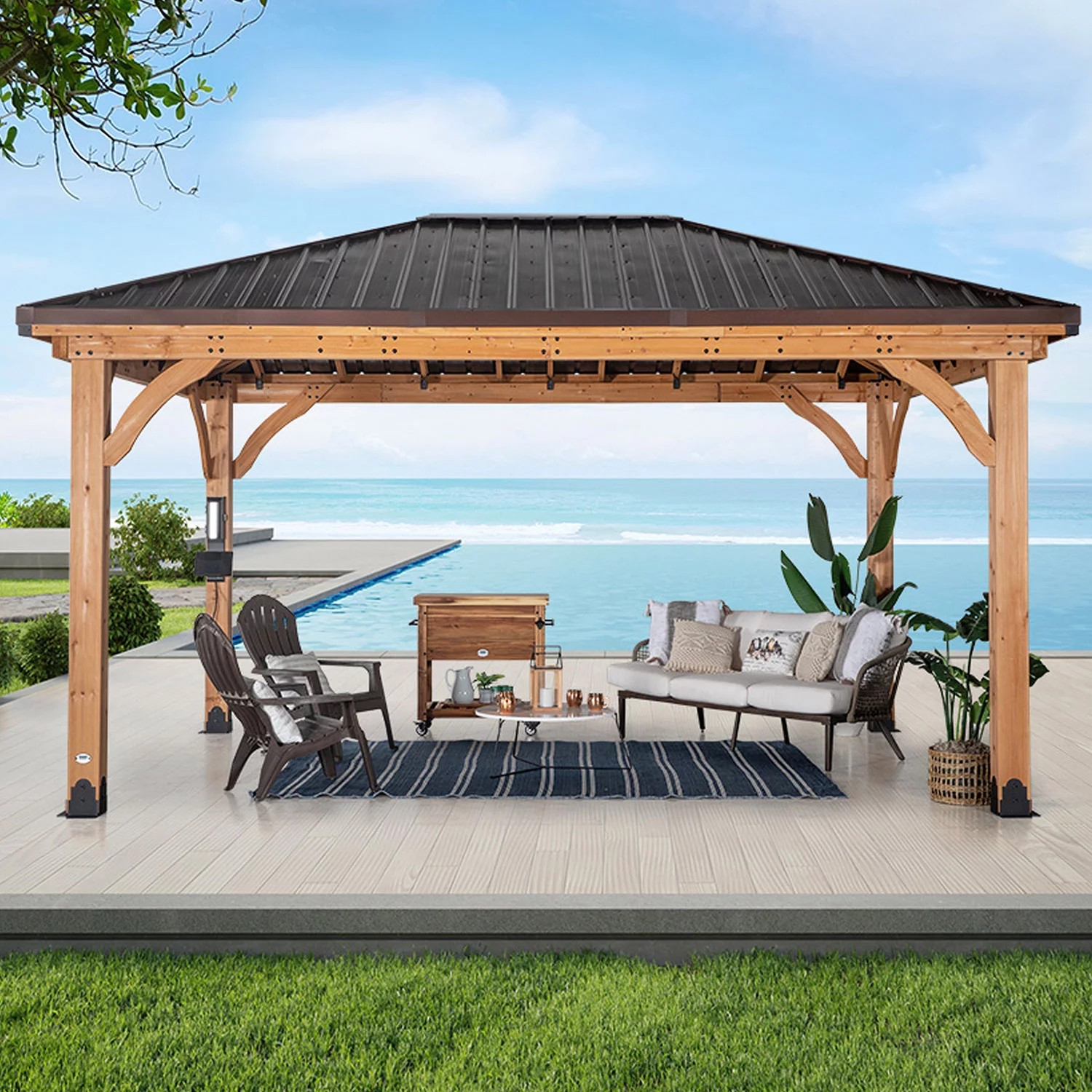 Backyard Discovery 16' x 12' Barrington Gazebo | Sam's Club