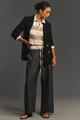 Woodrose Deli Chambray Boxer Pants | Anthropologie (US)