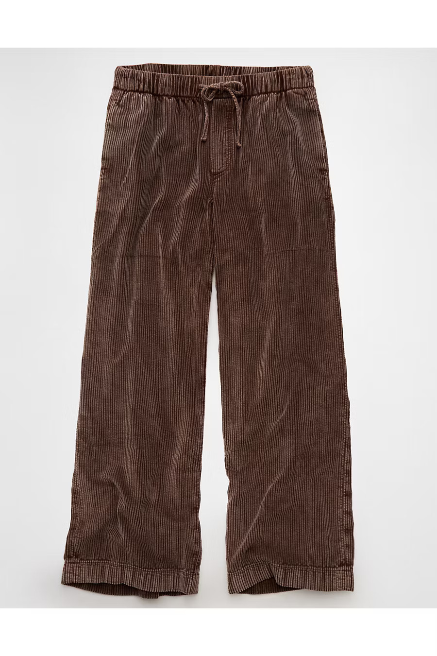 AE Stretch Corduroy Low-Rise Baggy Wide-Leg Pant Women's Coffee S | American Eagle Outfitters (US & CA)