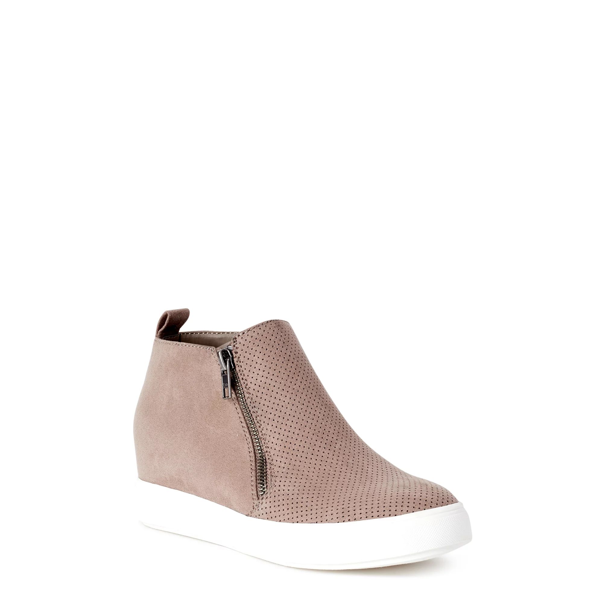 Time and Tru Sneaker Wedge Bootie (Women's) (Wide Width Available) | Walmart (US)