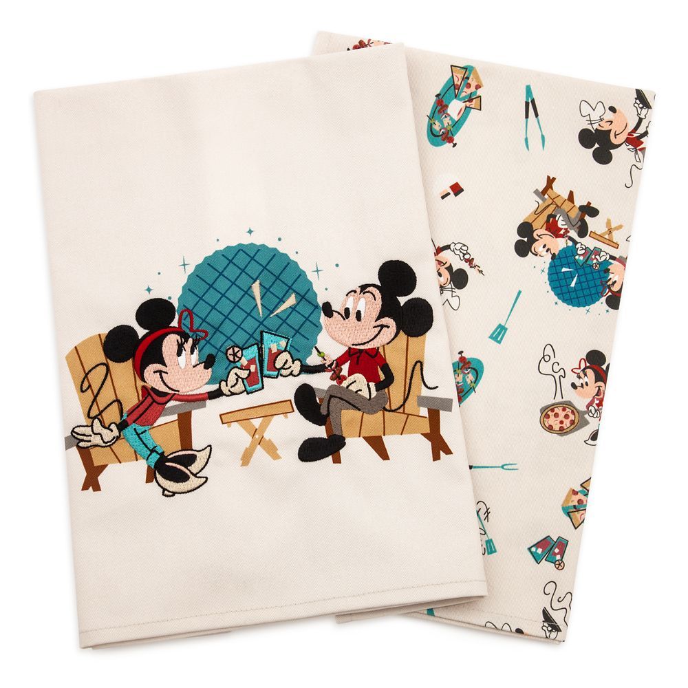 Mickey and Minnie Mouse Kitchen Towel Set – EPCOT International Food & Wine Festival 2022 | Disney Store