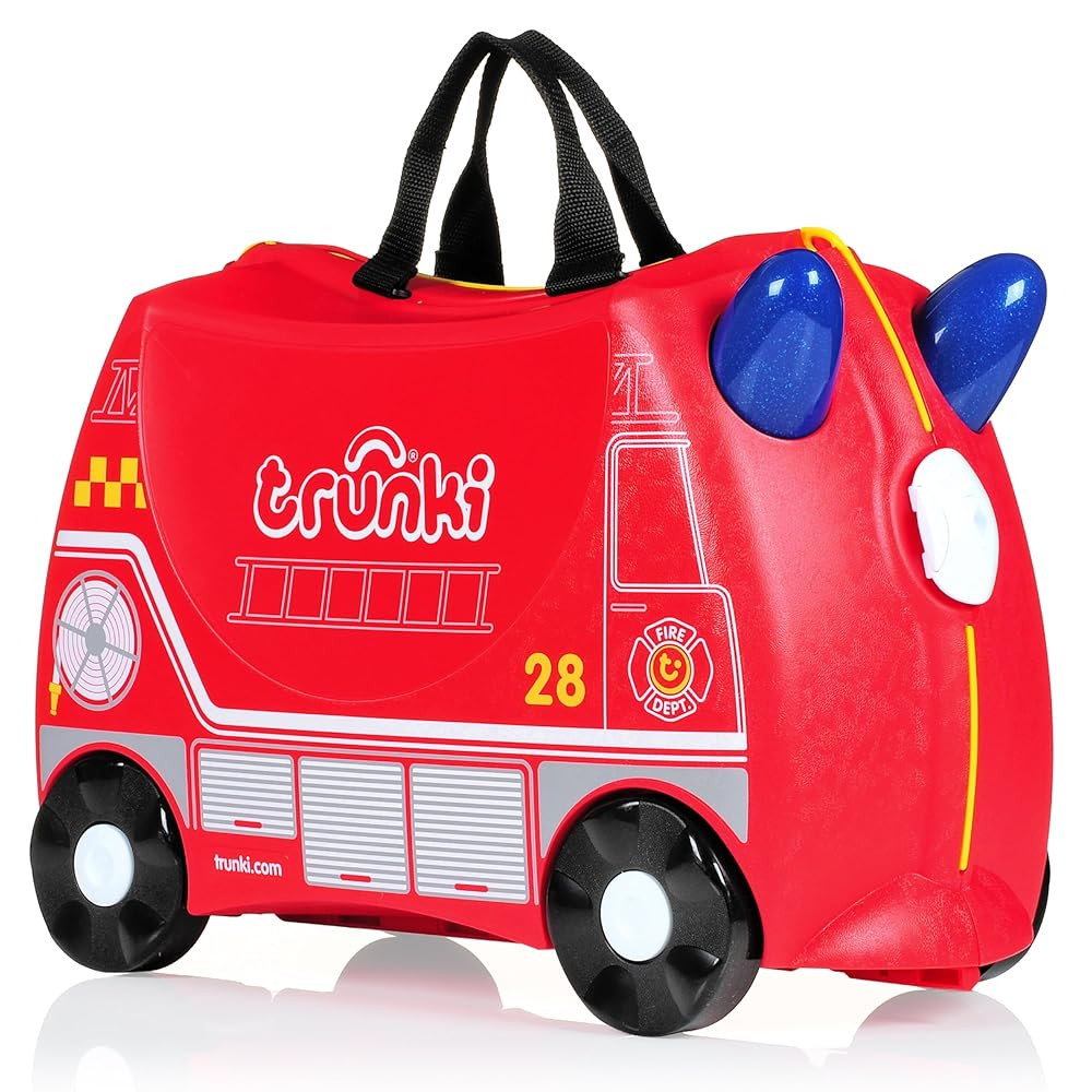Trunki Ride-On Kids Suitcase | Tow-Along Toddler Luggage | Carry-On Cute Bag with Wheels | Kids L... | Amazon (US)