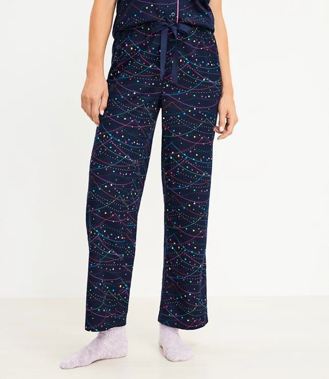 Holiday Lights Pajama Pants | LOFT