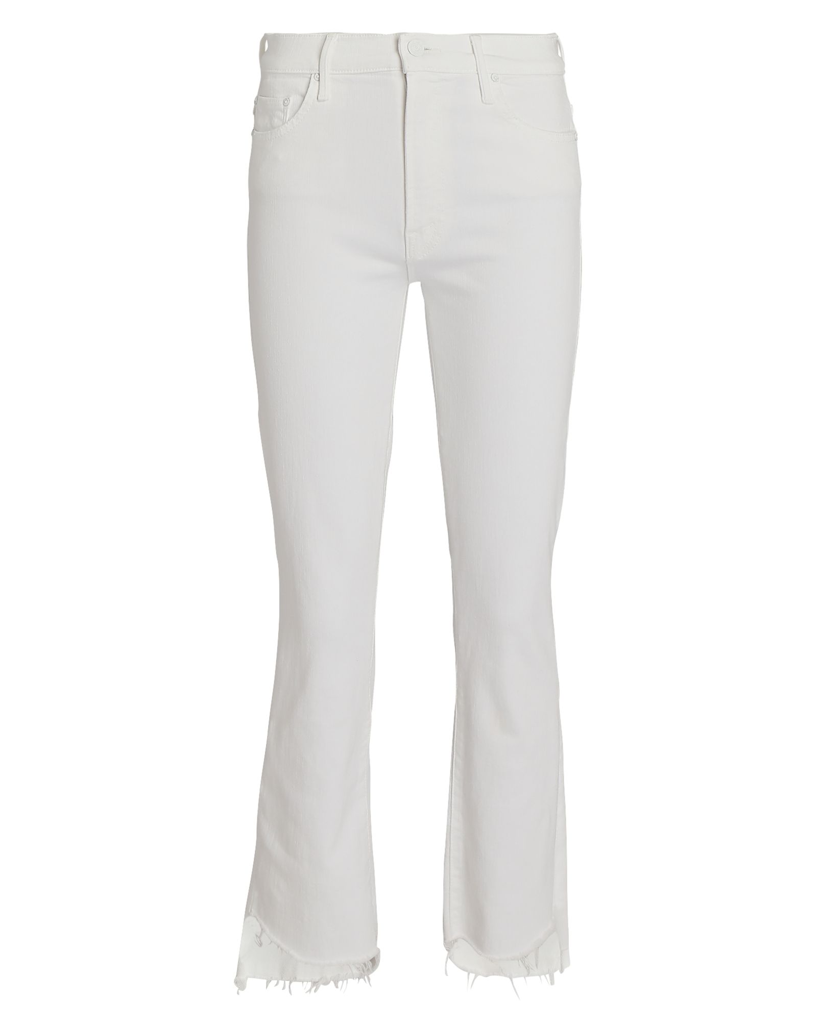 The Insider Crop Step Fray Jeans | INTERMIX