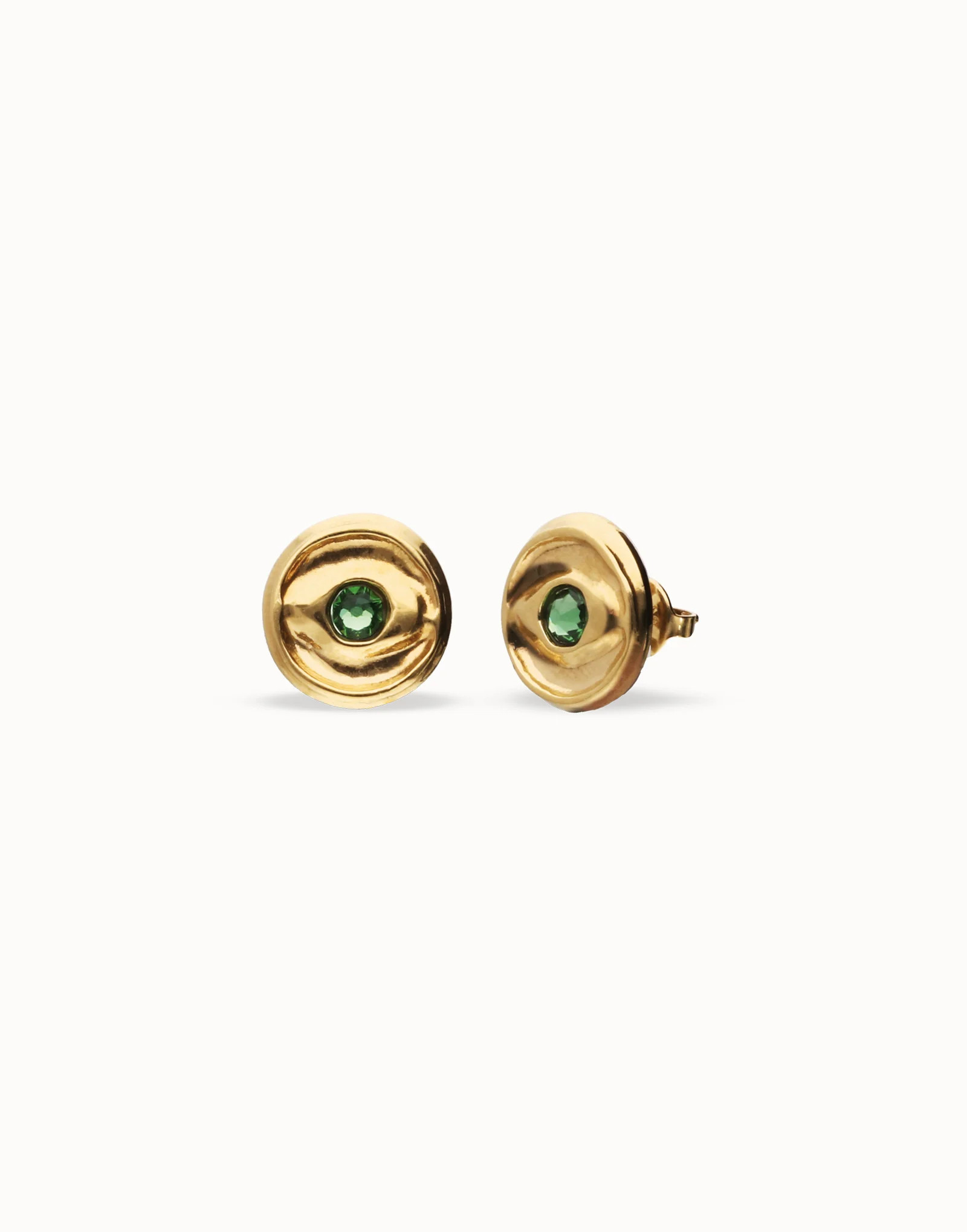 Stud earrings with verde crystal | UNOde50