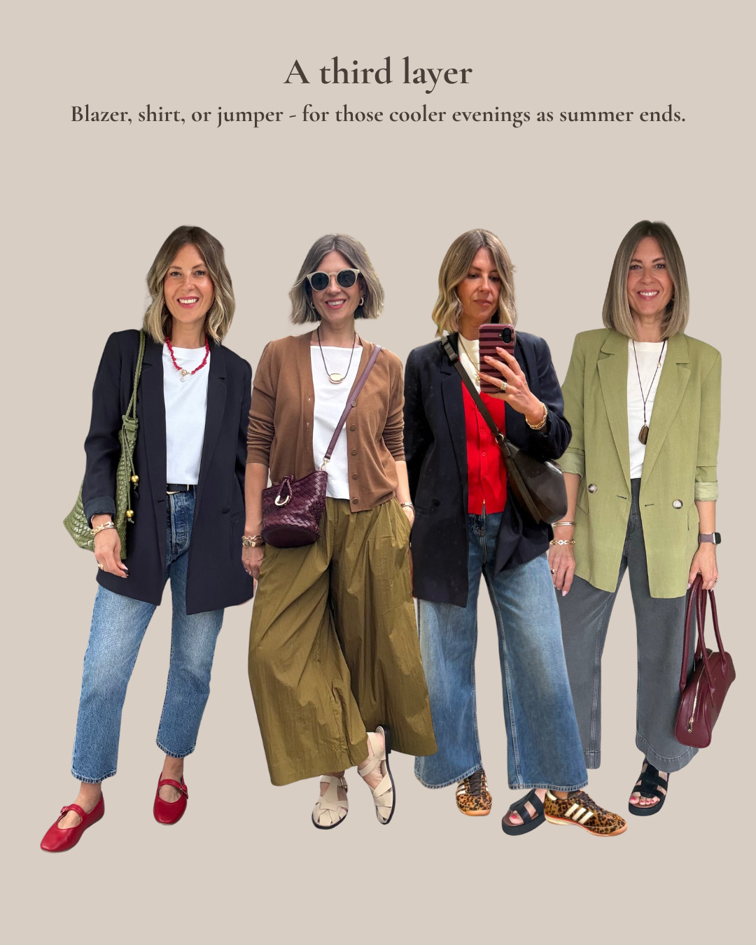 37 Midlife Outfit Ideas - A Third Layer 

 #LTKuk #LTKsummer #LTKjeans