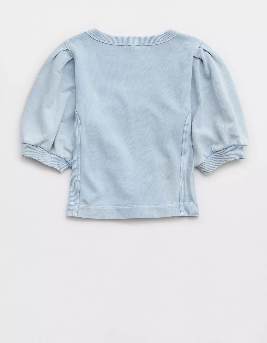 Aerie Seams Right Short Sleeve Sweatshirt | Aerie