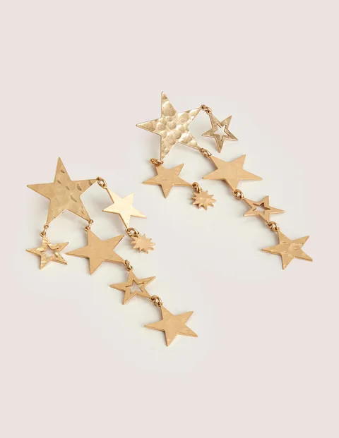 Festive Stamp Earrings - Stars | Boden (US)