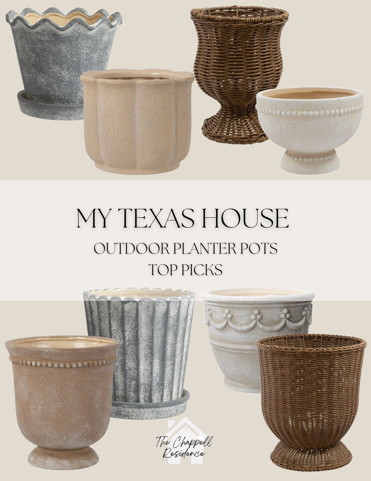 My Texas House Outdoor Planter Pots Top Picks

#LTKU #LTKSeasonal #LTKHome
