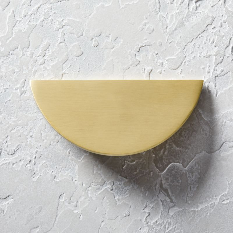 3" Brushed Brass Bin PullCB2 Exclusive In stock and ready to ship. ZIP Code 23630Change Zip Code... | CB2