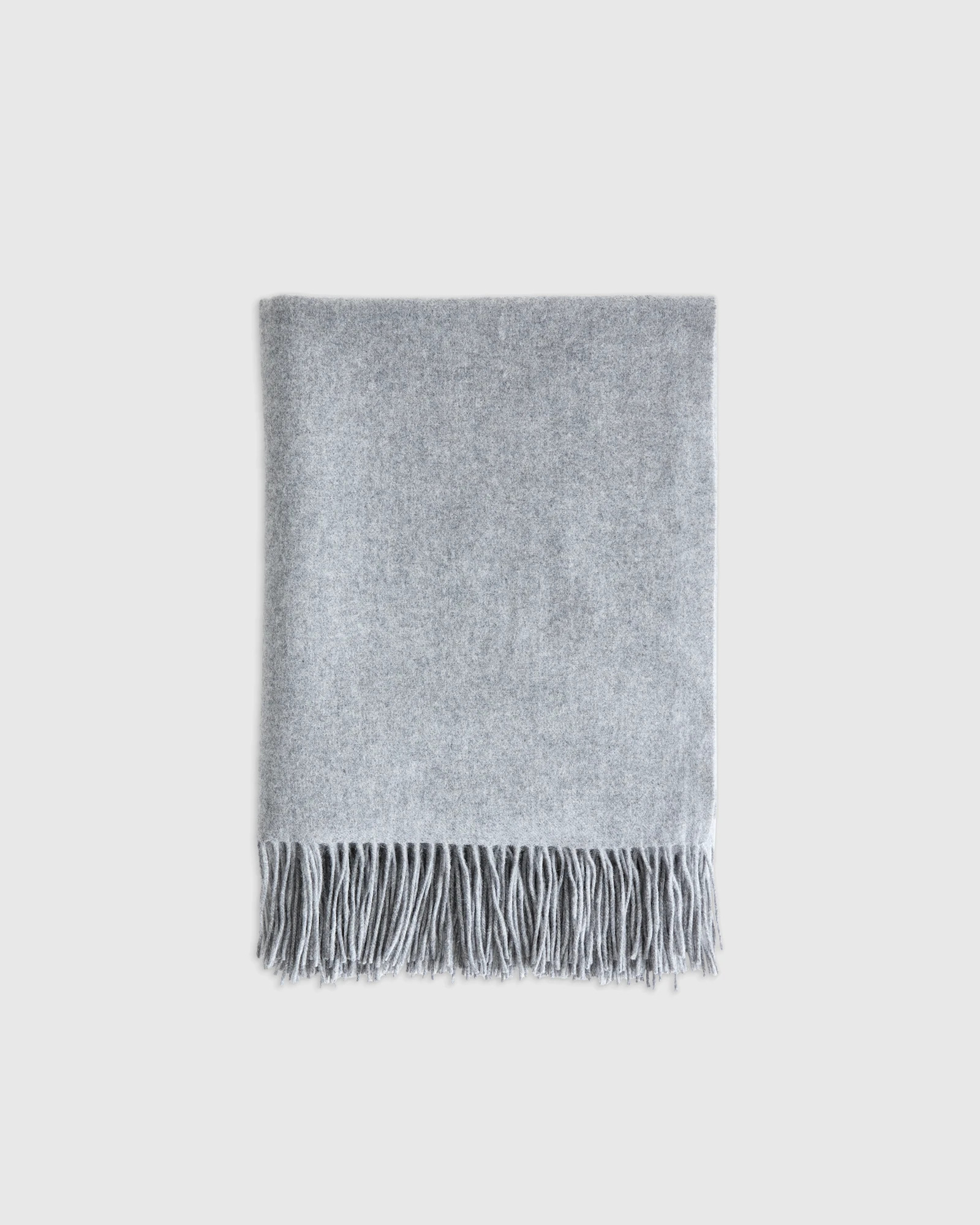 Quince | Mongolian Cashmere Throw in Sky Blue, Size 50x60 | Quince