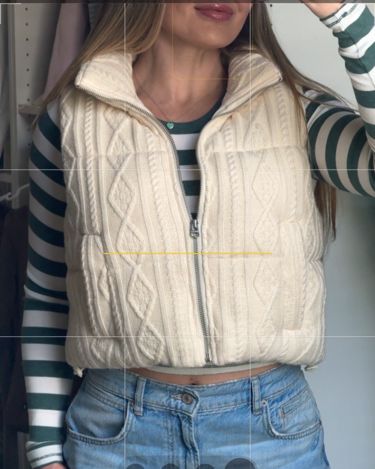 Felt like the cutest cutie patootie in all of the land today in this outfit 😭
Vest: size S
Long sleeve: size S
Jeans: size 28

#LTKStyleTip #LTKHoliday #LTKSaleAlert