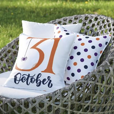 October 31 Reversible Pillow | Grandin Road | Grandin Road