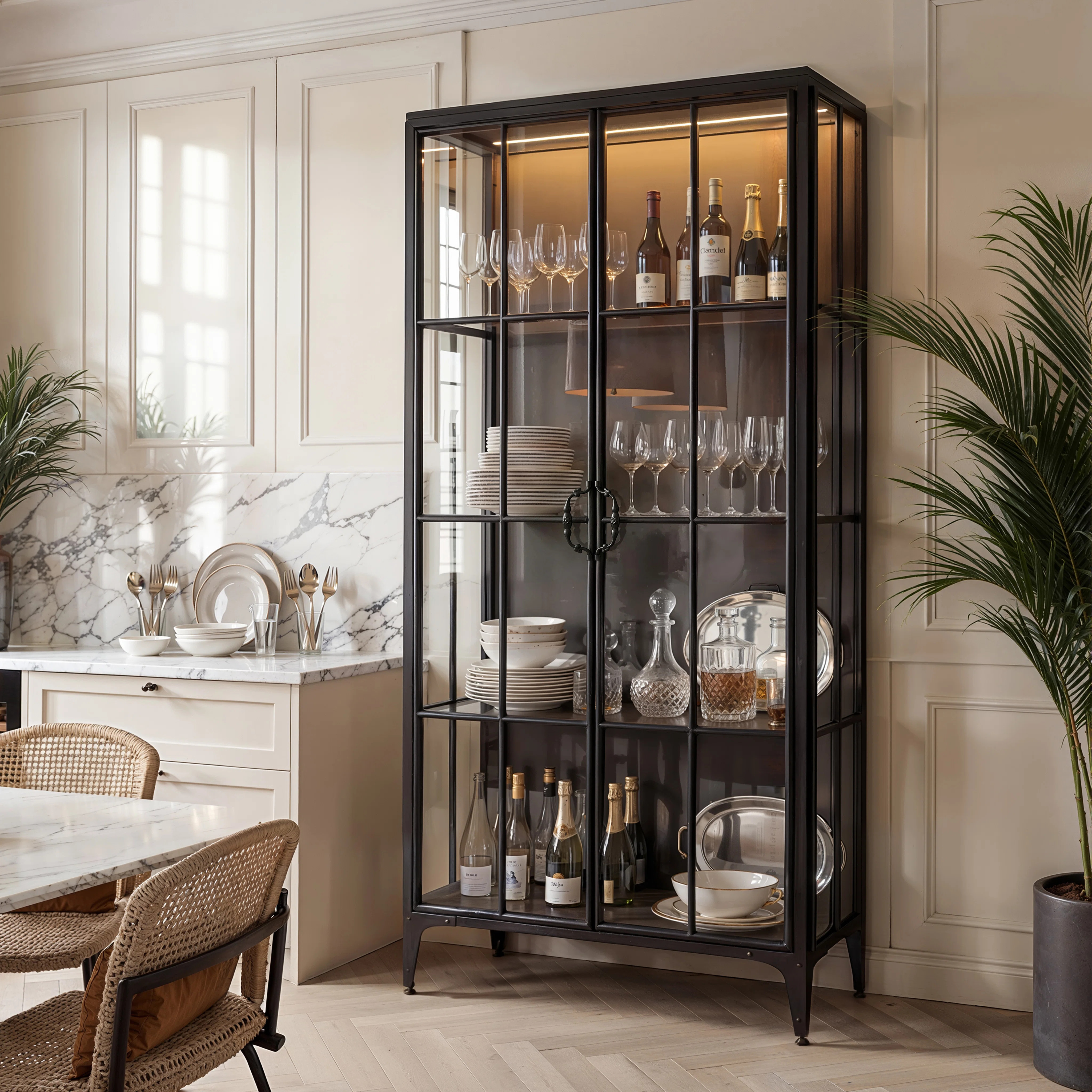Latitude Run\u00ae 70.9"H China Cabinet & Reviews | Wayfair | Wayfair North America