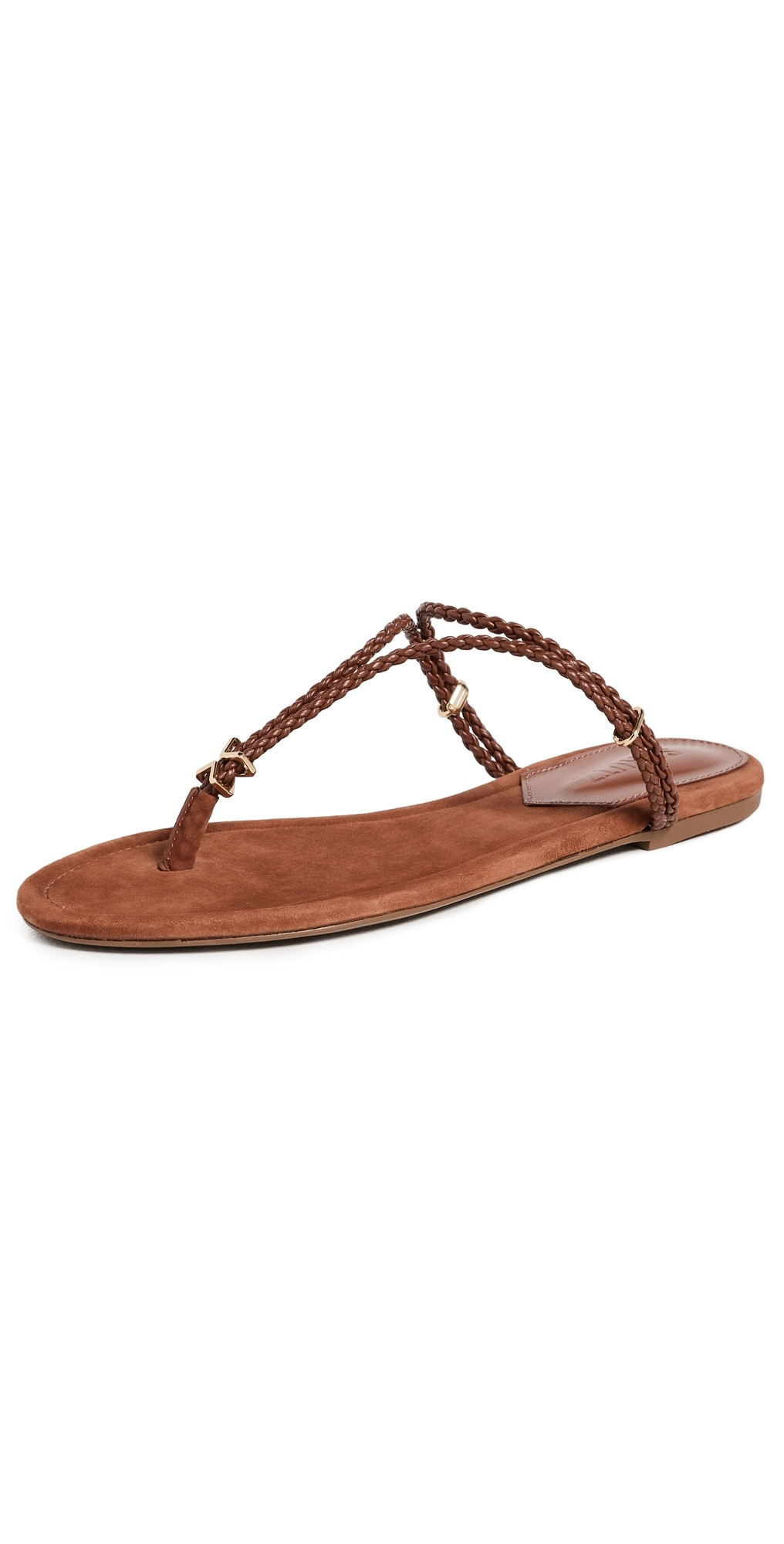 Schutz Cordelia Flat Sandals Cognac 7 | Shopbop