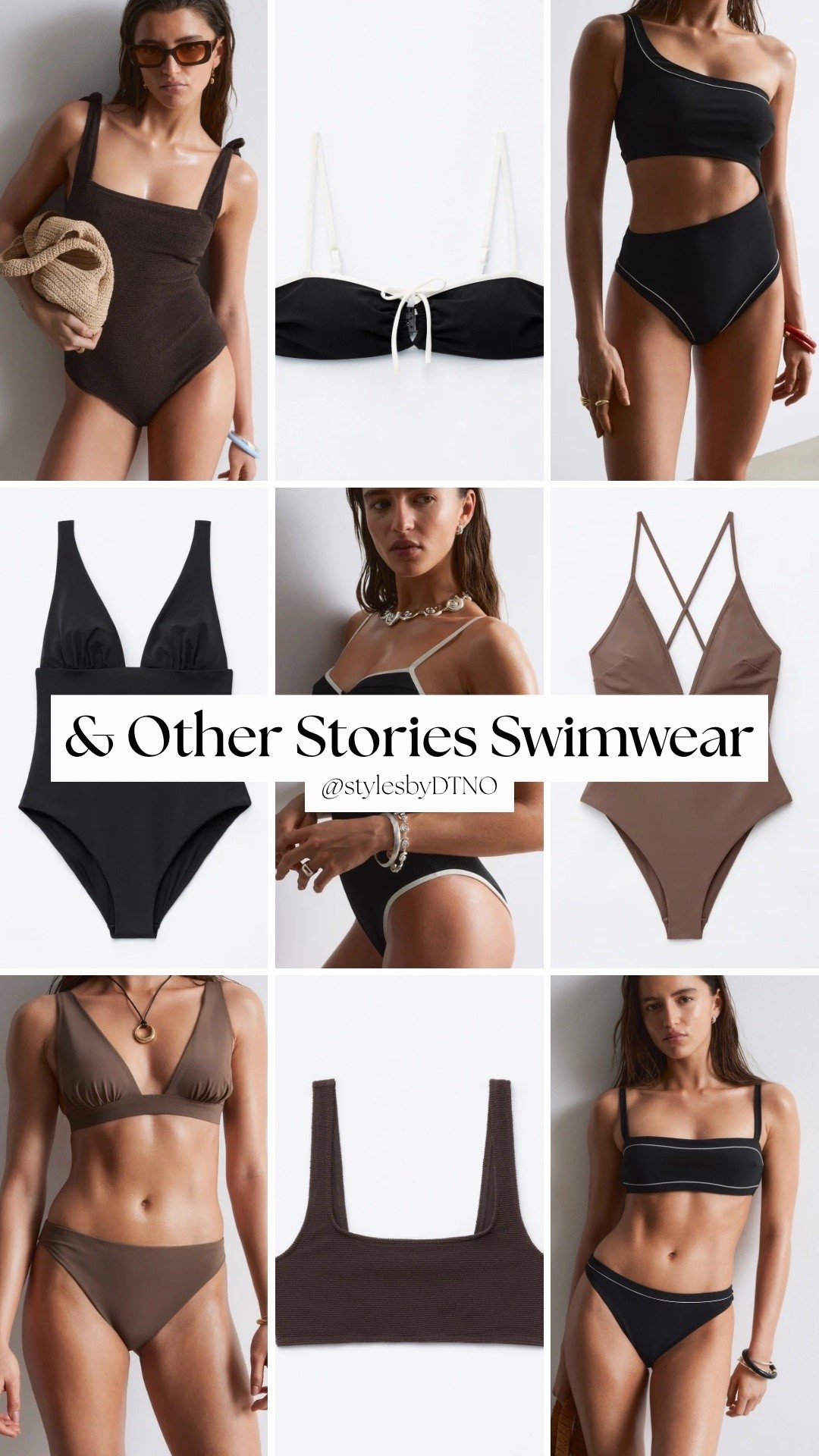 Black and brown shaded swimwear from & Other Stories (scroll below for more options)

Tags: Summer Fashion, New Arrivals, What To Wear, One Piece Swimsuit, Stylist Picks, Best Sellers, Fashion Finds 2026, Bikini Set, Vacation Outfit, Resort Wear, Beach Outfit,

#LTKootd #LTKSwim #LTKSeasonal