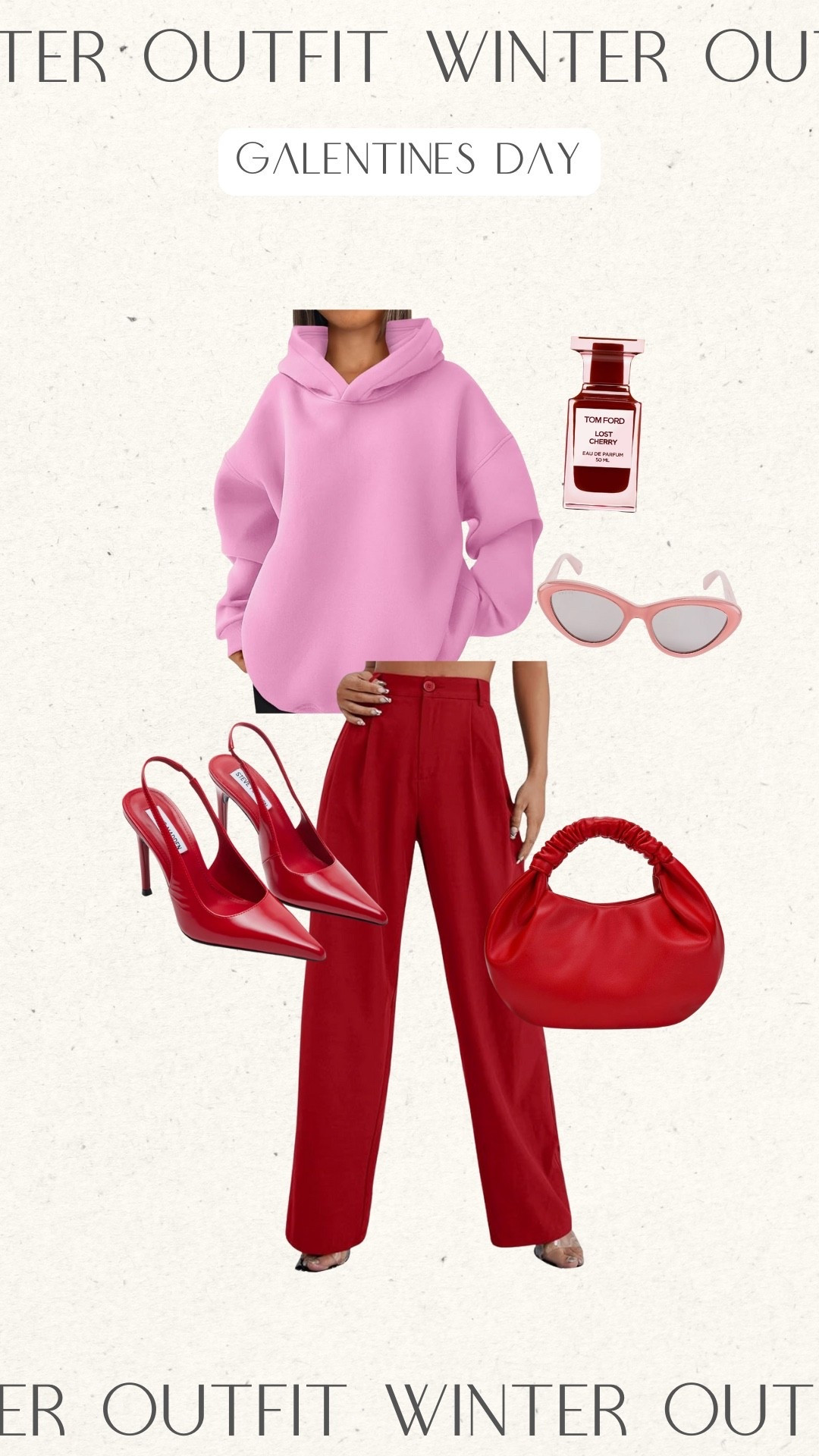 Galentine’s Day outfit inspo ❤️

Valentine’s Day style, pink and red outfit, red trousers, Amazon hoodie

#LTKSeasonal #LTKootd #LTKPetite
