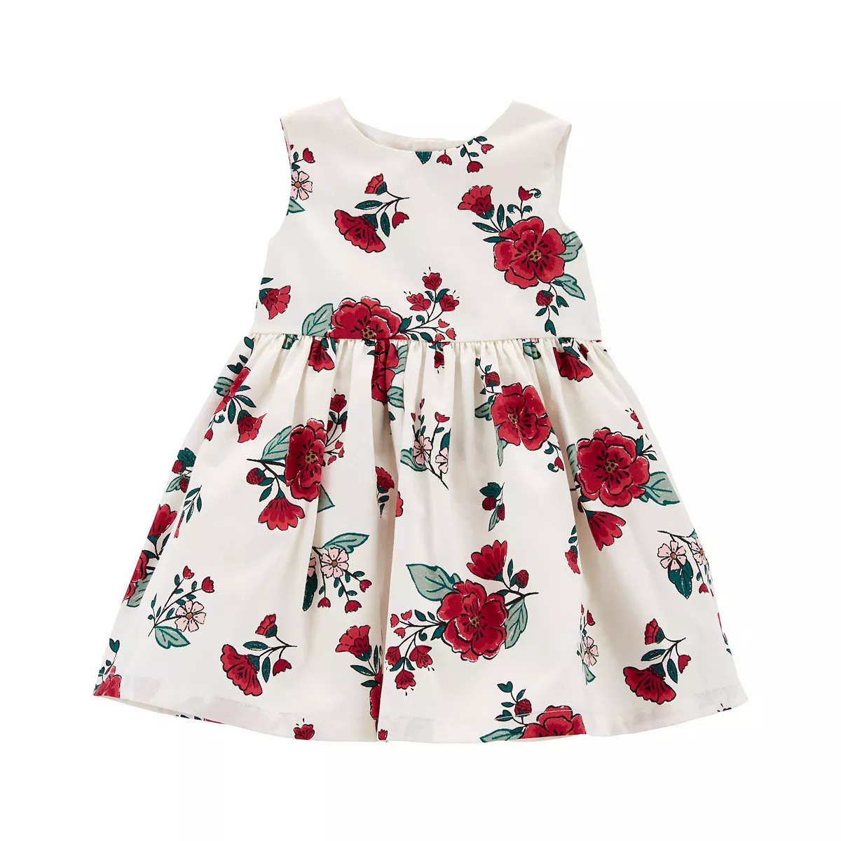 Baby Girl Carter's Floral Sateen Holiday Dress | Kohl's
